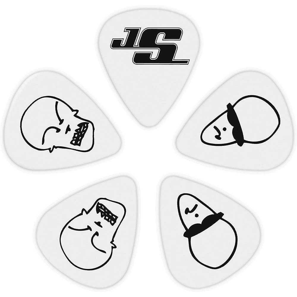 Phím Gảy Đàn Guitar D'Addario Joe Satriani, White, 10 Pack, Medium-Mai Nguyên Music