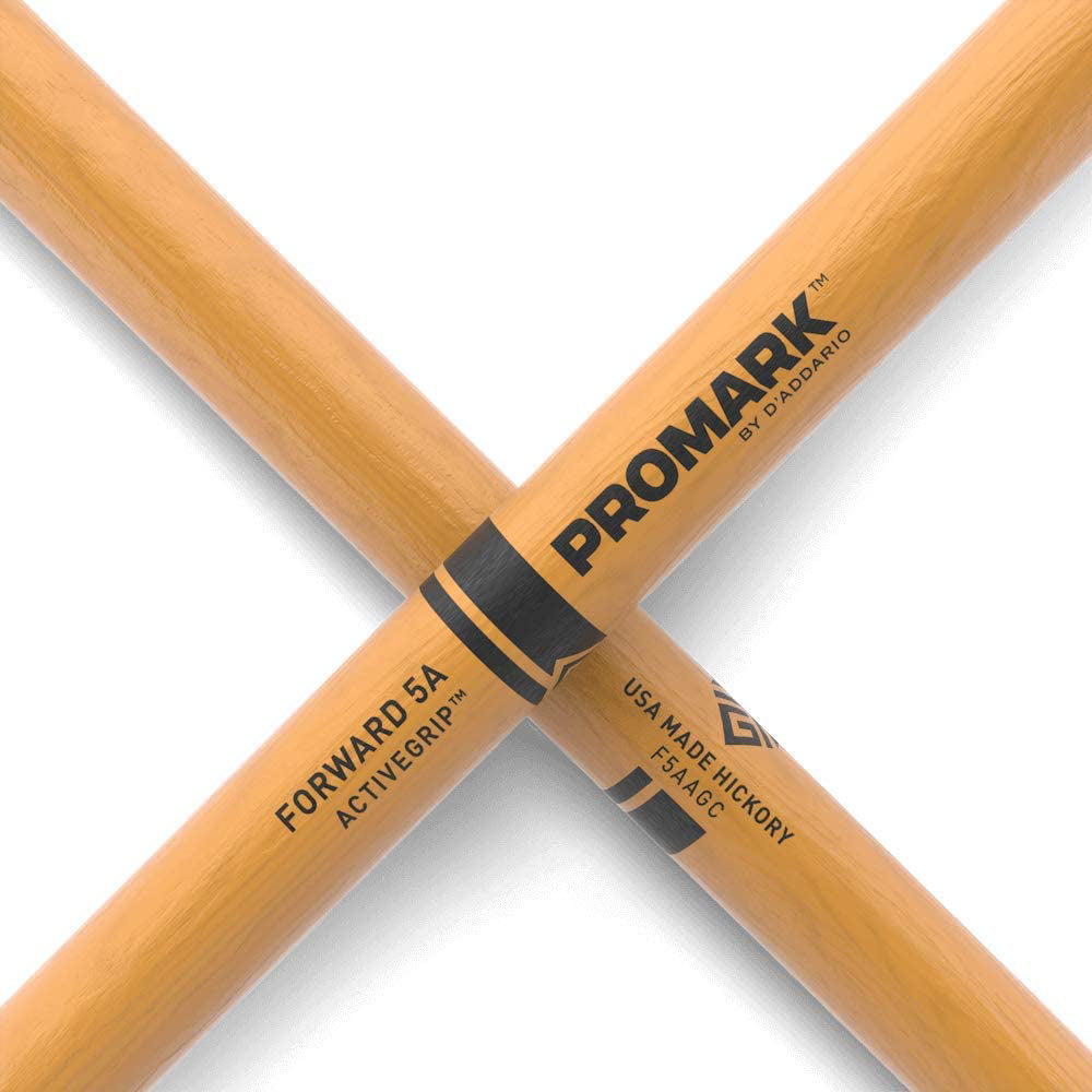 Promark F5AAGC Forward 5A ActiveGrip Clear Drumstick, Wood Tip-Mai Nguyên Music