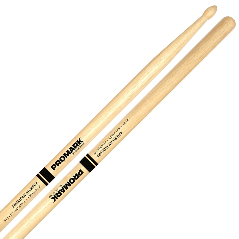 Promark FBH565TW Forward 5A .565 Hickory Tear Drop Wood Tip Drumstick-Mai Nguyên Music