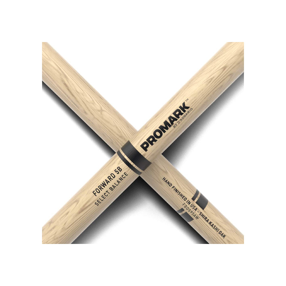 Promark FBO595AW Shira Kashi Oak Forward 5B Drumstick, Wood Tip-Mai Nguyên Music