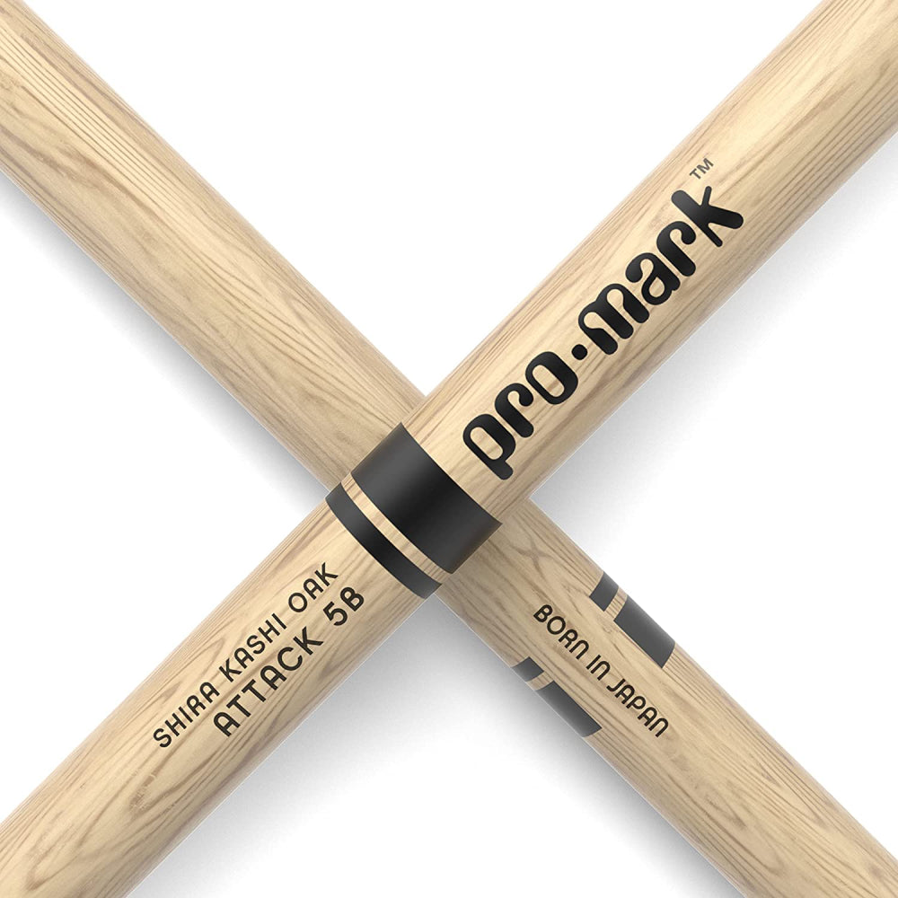 Promark PW5BN Shira Kashi Oak 5B Drumsticks, Nylon Tip-Mai Nguyên Music
