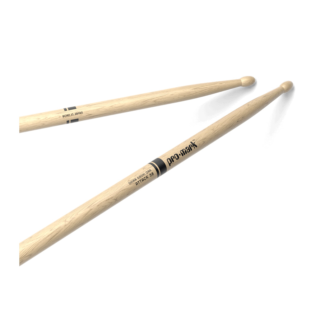 Promark PW5BW Shira Kashi Oak 5B Drumsticks, Wood Tip-Mai Nguyên Music