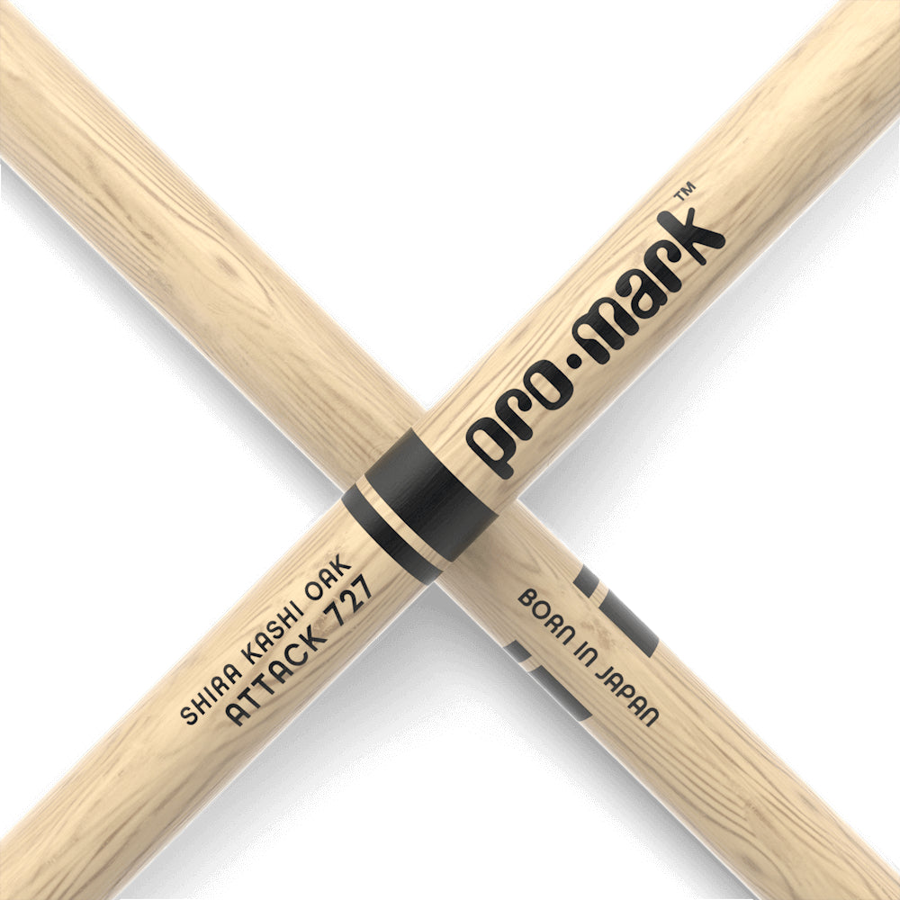 Promark PW727N Shira Kashi Oak 727 Drumsticks, Nylon Tip-Mai Nguyên Music