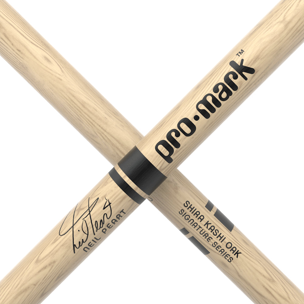Promark PW747W Shira Kashi Oak 747 Neil Peart Drumsticks, Wood Tip-Mai Nguyên Music