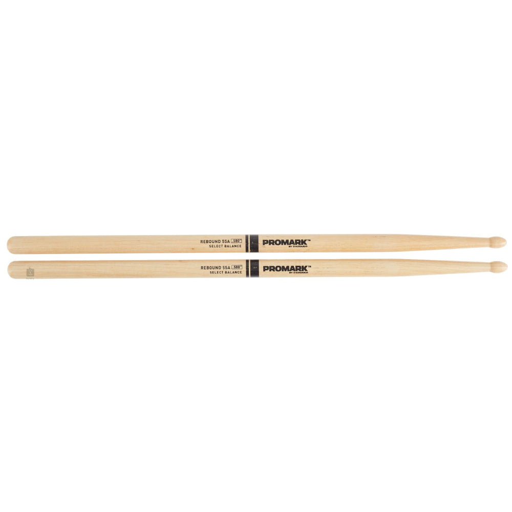 Promark RBH580TW Rebound 55A .585 Hickory Tear Drop Drumsticks, Wood Tip-Mai Nguyên Music