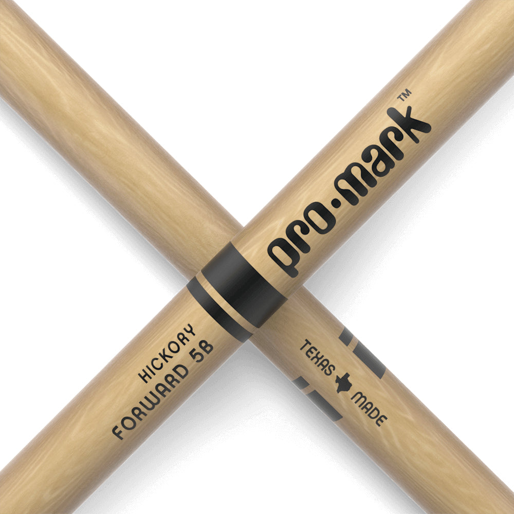 Promark TX5BW Hickory 5B Drumsticks, Wood Tip-Mai Nguyên Music