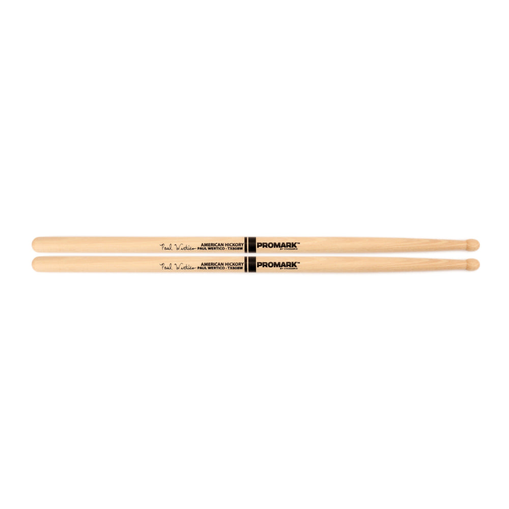 Promark TX808W Hickory 808 Paul Wertico Drumsticks, Wood Tip-Mai Nguyên Music