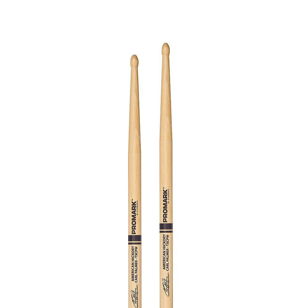 Promark TXCPW Hickory CP Carl Palmer Drumsticks, Wood Tip-Mai Nguyên Music