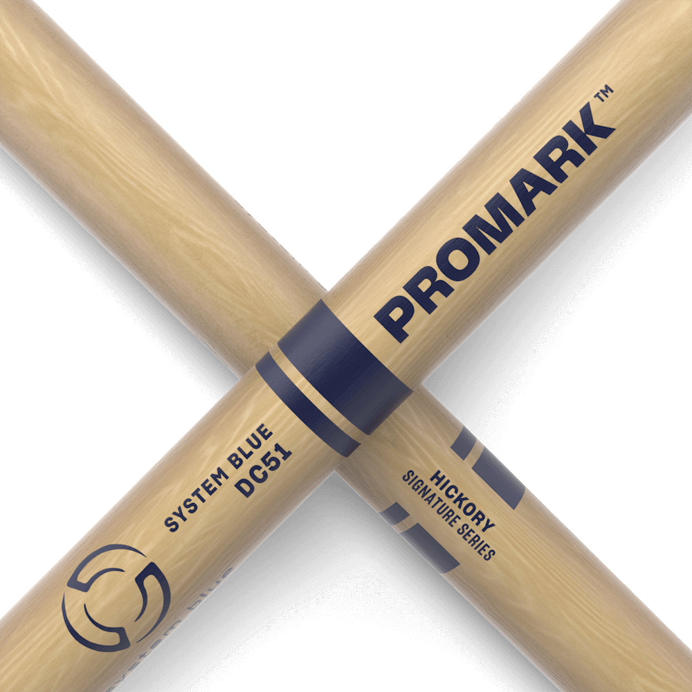 Promark TXDC51W Hickory System Blue Marching Stick-Mai Nguyên Music