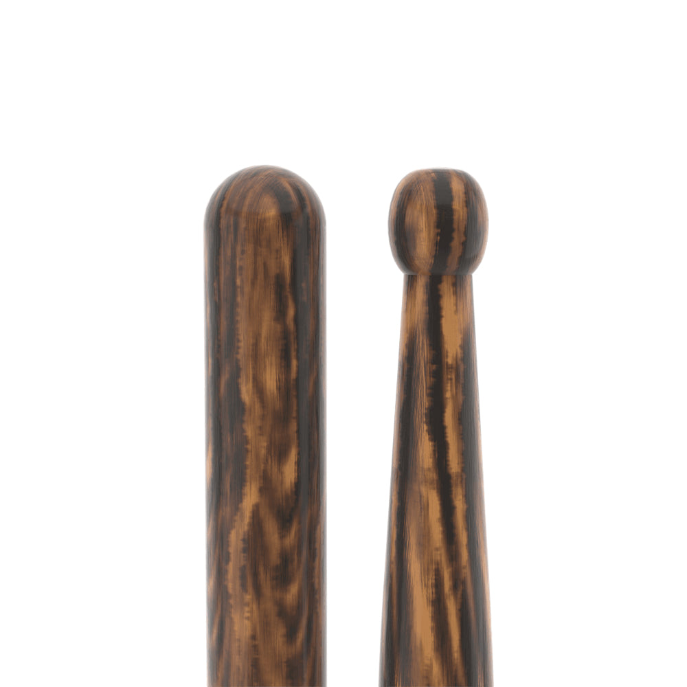 Promark TXDCTFW-FG Tim Fairbanks FireGrain Marching Snare Drumstick, Wood Tip-Mai Nguyên Music