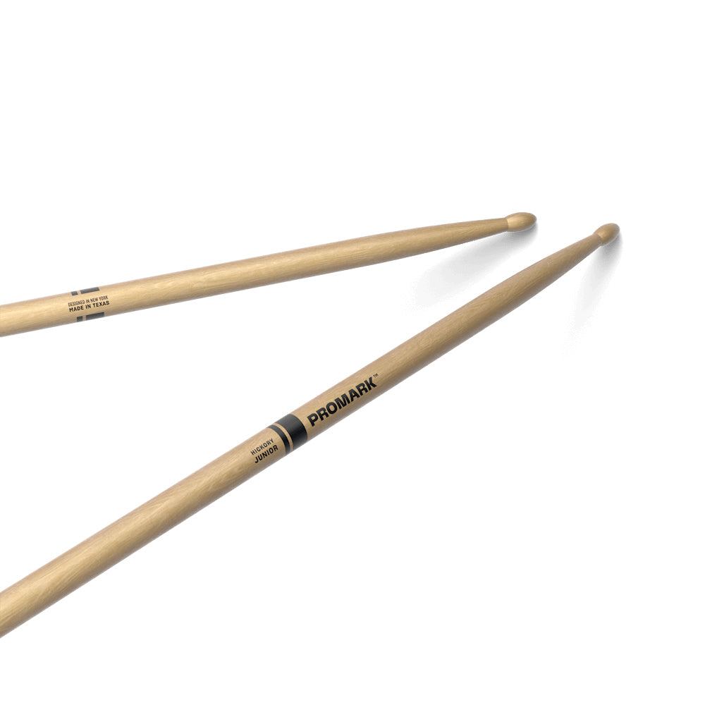 Promark TXJRW Hickory Junior Drumsticks, Wood Tip-Mai Nguyên Music