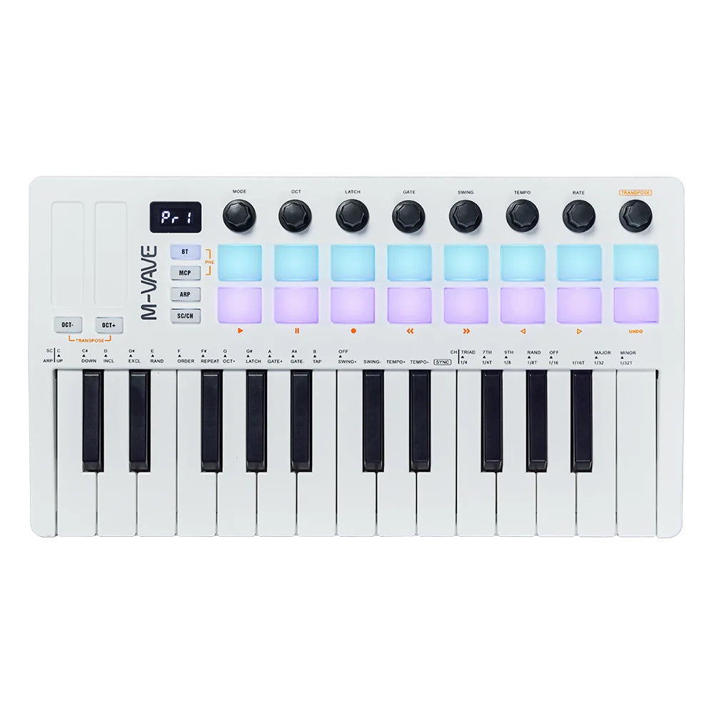 MIDI Keyboard Controller M-VAVE SMK25 II MK3