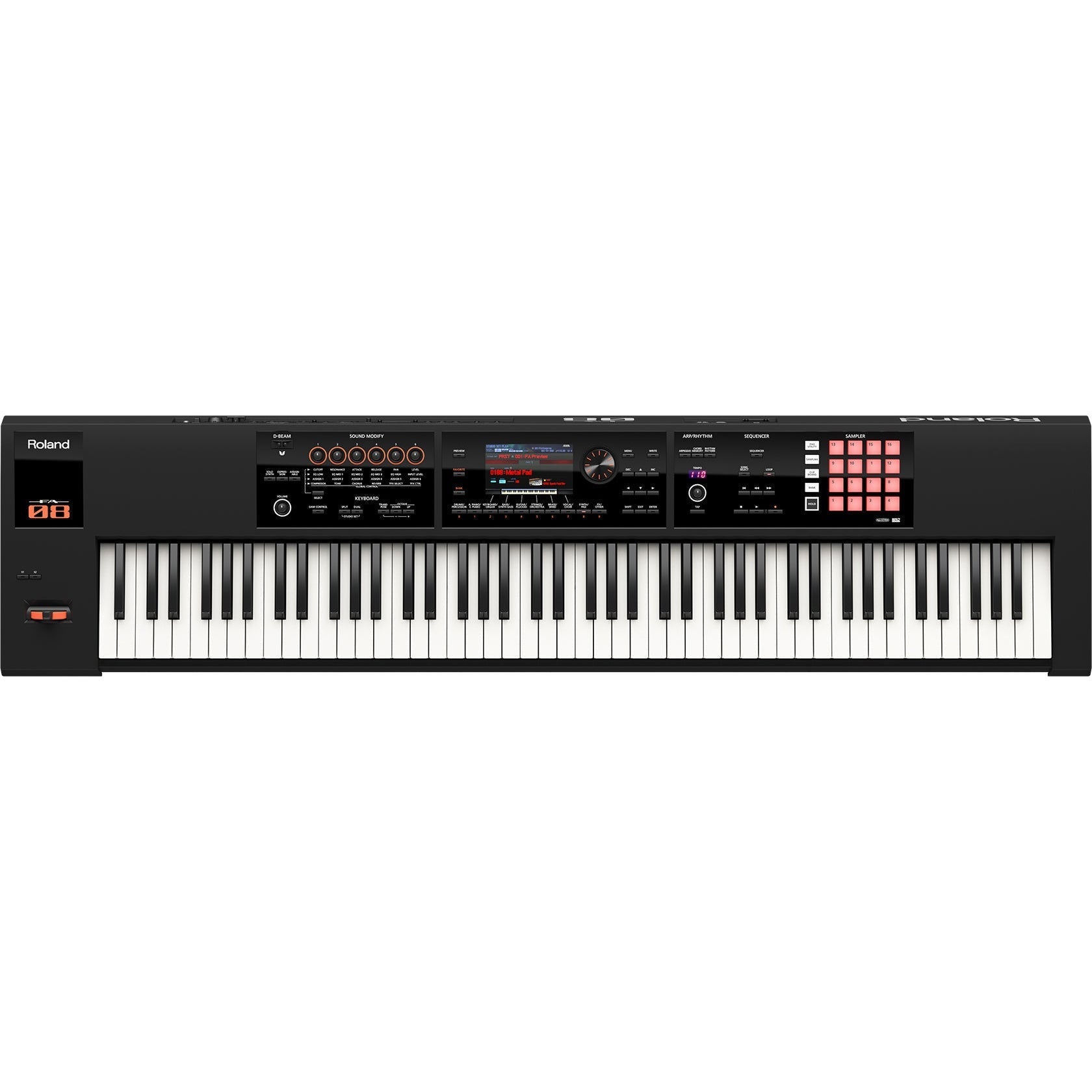 Synthesizer Music Workstation Roland FA-08-Mai Nguyên Music