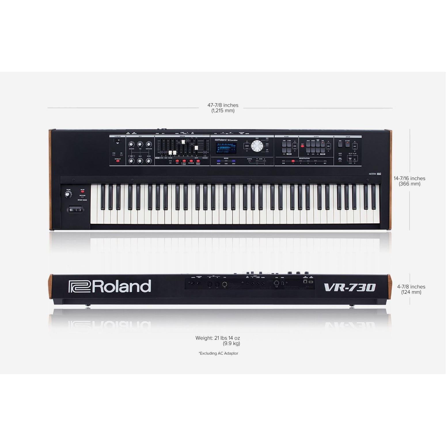 Synthesizer Roland V-Combo VR-730 Live Performance 73-Phím-Mai Nguyên Music