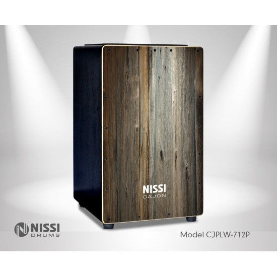 Trống Cajon Nissi CJPLW-712P UV-Mai Nguyên Music