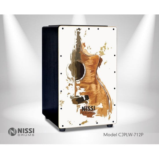 Trống Cajon Nissi CJPLW-712P UV-Mai Nguyên Music