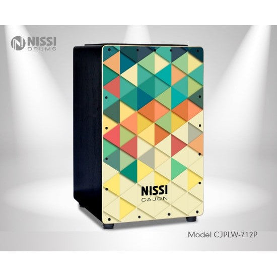 Trống Cajon Nissi CJPLW-712P UV-Mai Nguyên Music