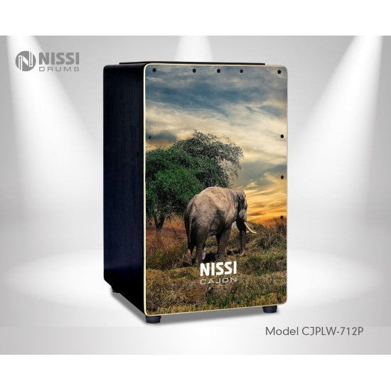 Trống Cajon Nissi CJPLW-712P UV-Mai Nguyên Music