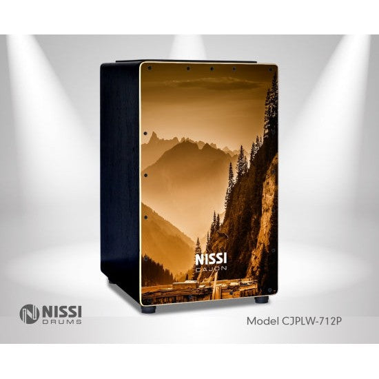 Trống Cajon Nissi CJPLW-712P UV-Mai Nguyên Music