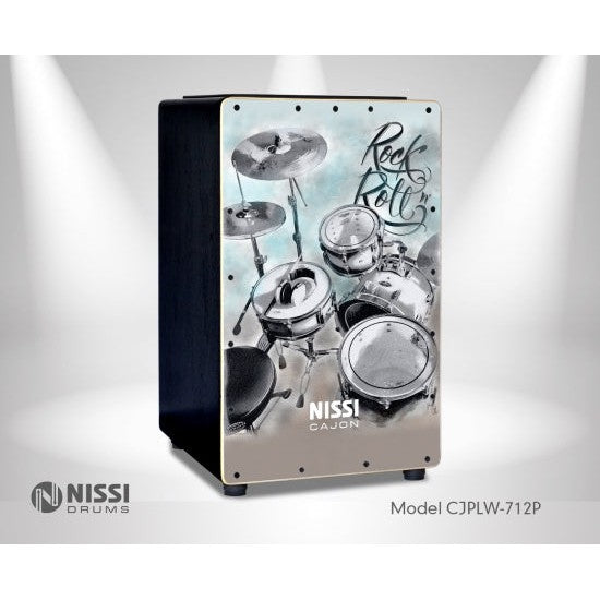 Trống Cajon Nissi CJPLW-712P UV-Mai Nguyên Music