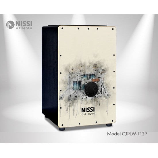 Trống Cajon Nissi CJPLW-712P UV-Mai Nguyên Music