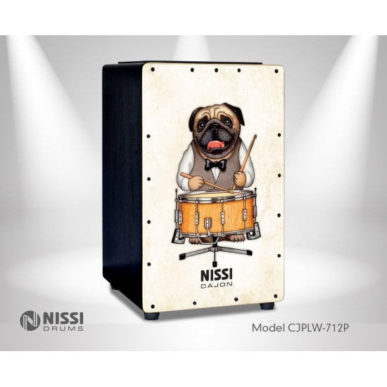 Trống Cajon Nissi CJPLW-712P UV-Mai Nguyên Music