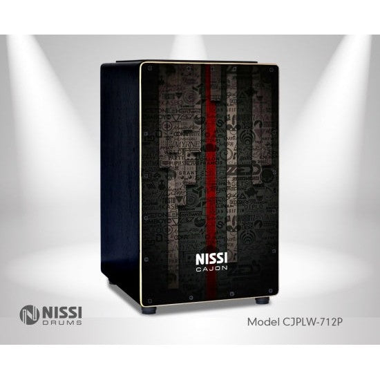 Trống Cajon Nissi CJPLW-712P UV-Mai Nguyên Music
