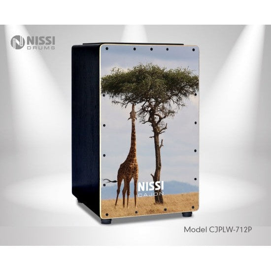 Trống Cajon Nissi CJPLW-712P UV-Mai Nguyên Music