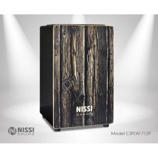 Trống Cajon Nissi CJPLW-712P Vân Cây B-Mai Nguyên Music
