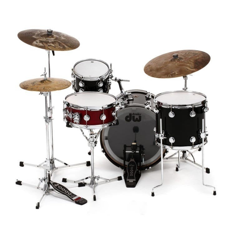 Trống Cơ DW Collector's Jazz Mahogany/Gum 3-Pcs Shell Pack - Black Lacquer Finish-Mai Nguyên Music