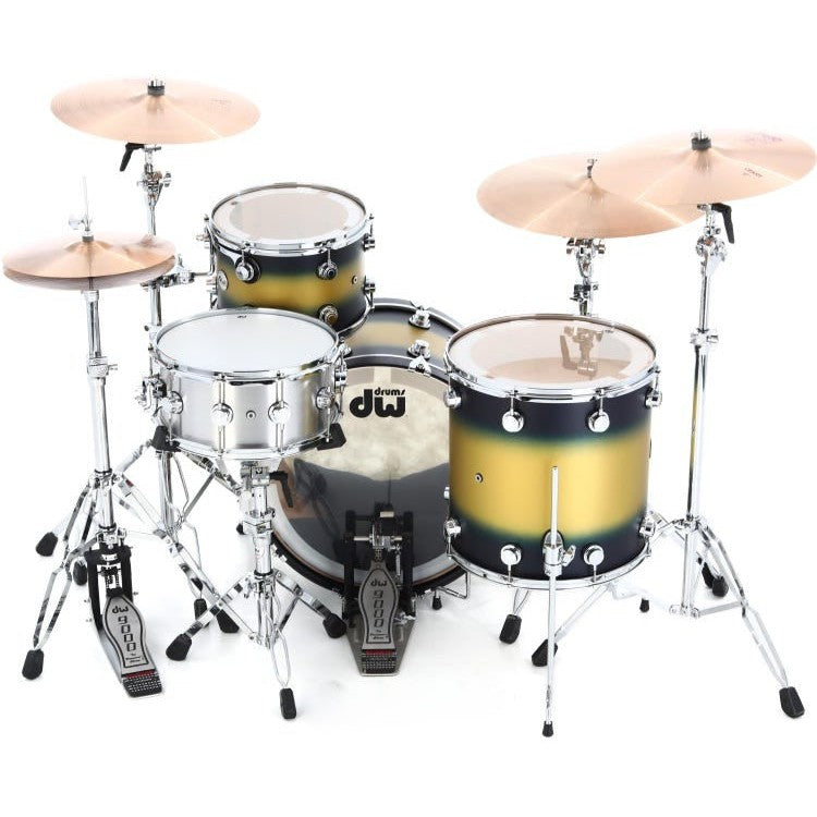 Trống Cơ DW Collector's Series 3-Pcs Shell Pack - Blue/Gold Duco Lacquer-Mai Nguyên Music