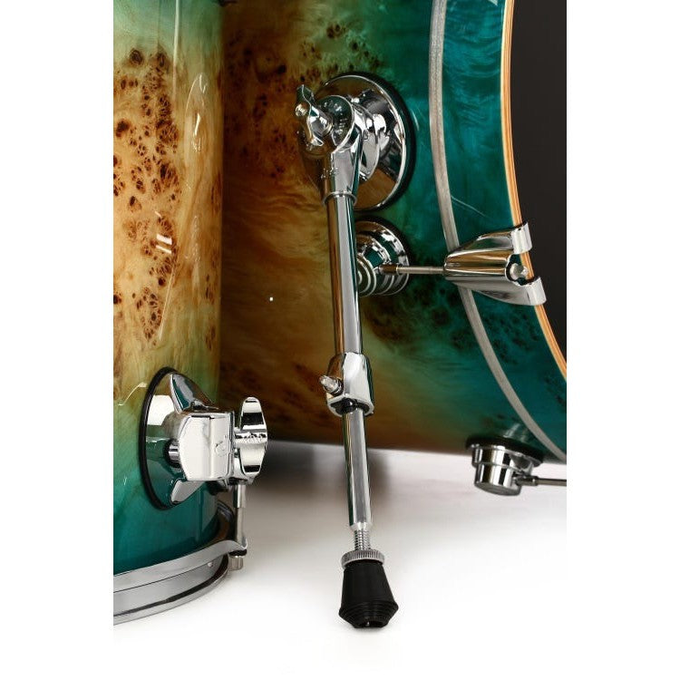 Trống Cơ DW Collector's Series Exotic 4-Pcs Shell Pack - Candy Blue Azure Burst over Mapa Burl-Mai Nguyên Music