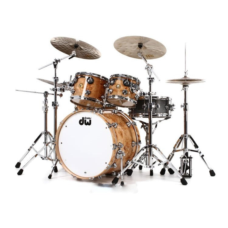 Trống Cơ DW Collector's Series Jazz Exotic 4-Pcs Shell Pack 22" Bass Drum - Natural Mapa Burl-Mai Nguyên Music