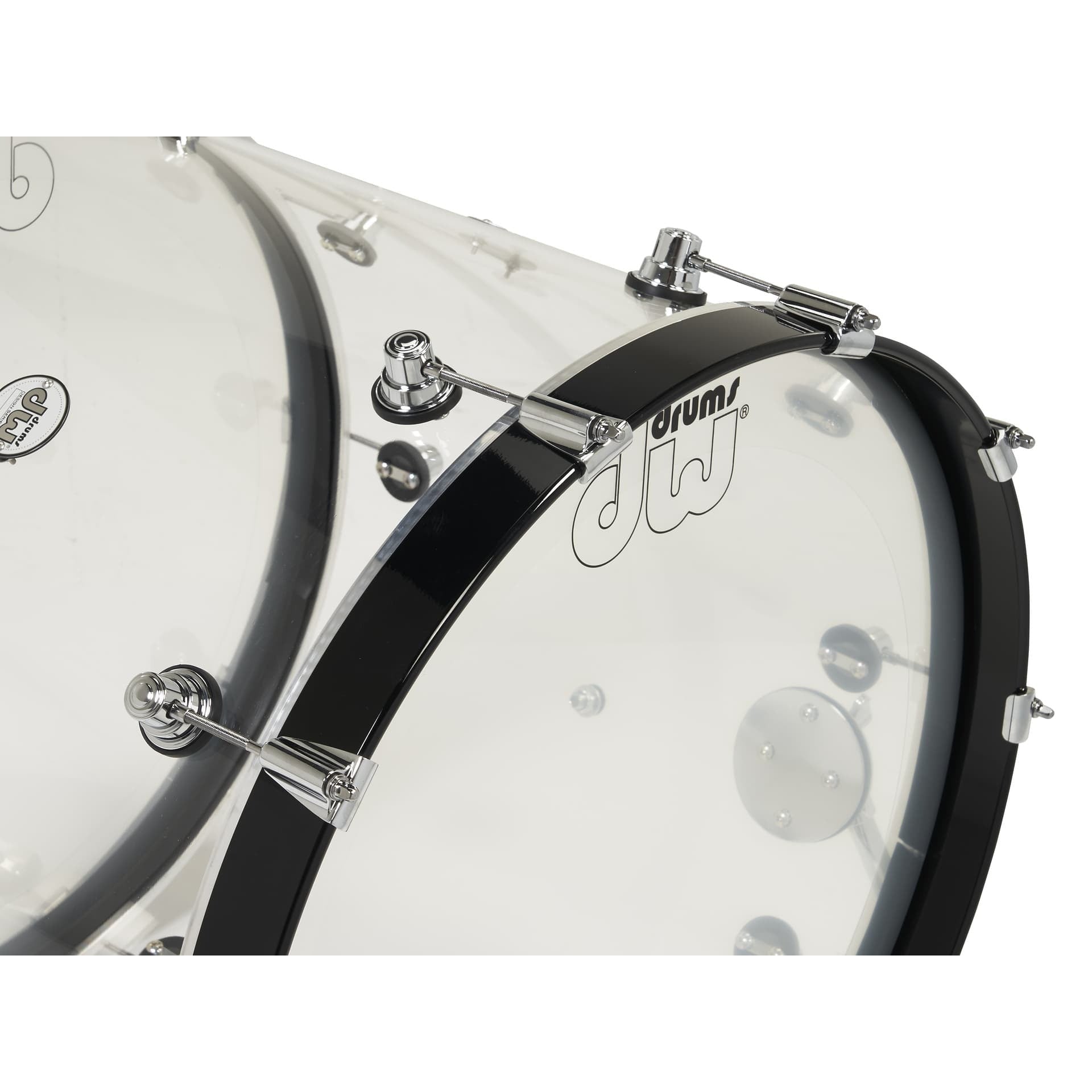 Trống Cơ DW Design Series Acrylic 4-Pcs Shell Pack - Clear Acrylic-Mai Nguyên Music