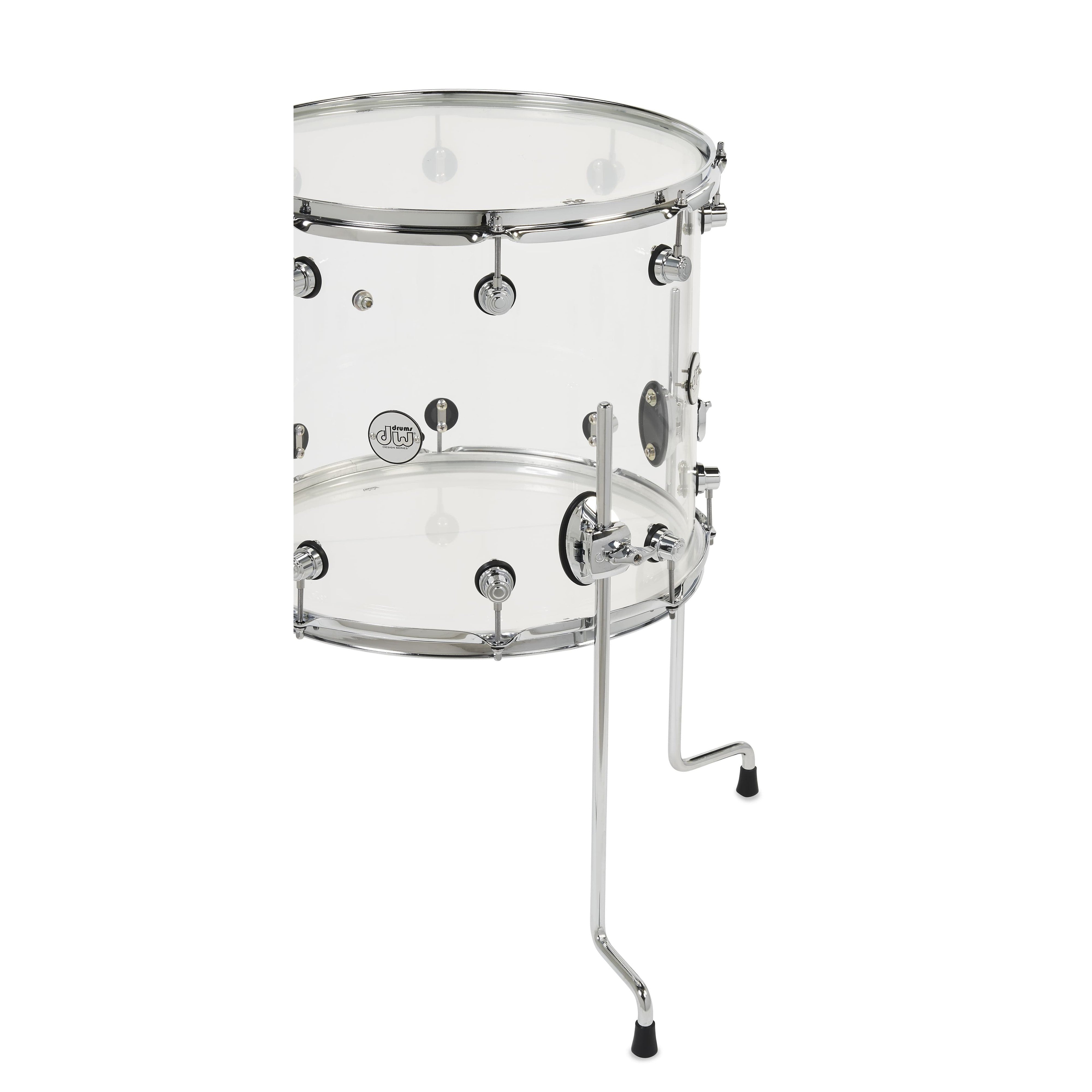 Trống Cơ DW Design Series Acrylic 4-Pcs Shell Pack - Clear Acrylic-Mai Nguyên Music