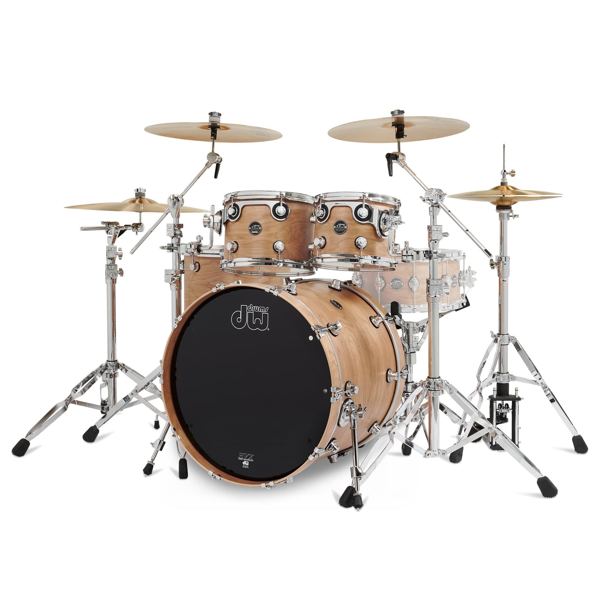 Trống Cơ DW Performance Series Birch 4-Pcs Shell Pack - Natural Satin Oil-Mai Nguyên Music