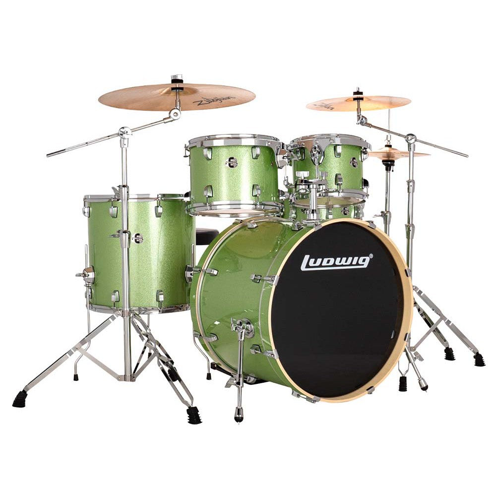 Trống Cơ Ludwig Evolution 22" 5-Pc Shell Pack w/Hardware (22"/10"/12"/14"/16")-Mai Nguyên Music