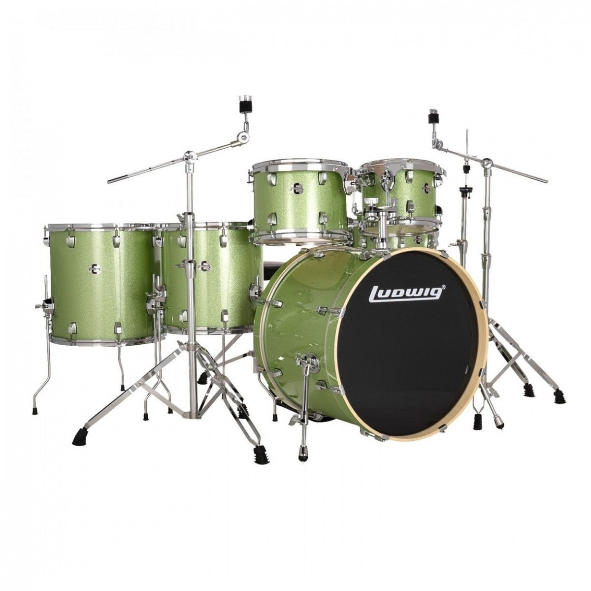 Trống Cơ Ludwig Evolution 22" 6-Pc Shell Pack w/Paiste Cymbal (22"/10"/12"/14"/14"/16")-Mai Nguyên Music