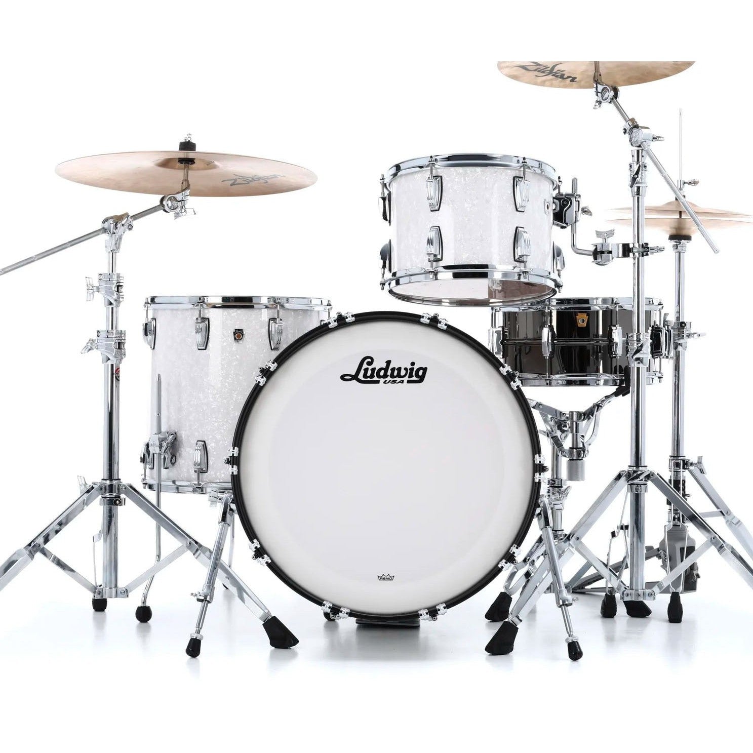 Trống Cơ Ludwig Legacy Mahogany Pro Beat 3-Pc Shell Pack (24"/13"/16")-Mai Nguyên Music