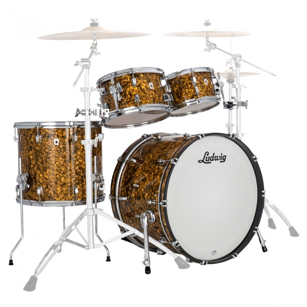Trống Cơ Ludwig NeuSonic Rapid MOD2 4-Pc Shell Pack (22"/10"/12"/16")-Mai Nguyên Music