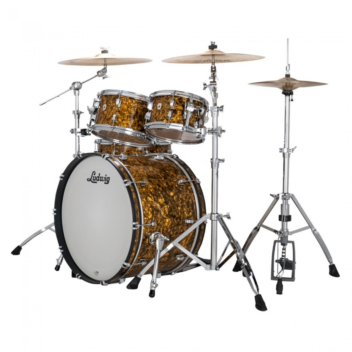 Trống Cơ Ludwig NeuSonic Rapid MOD2 4-Pc Shell Pack (22"/10"/12"/16")-Mai Nguyên Music