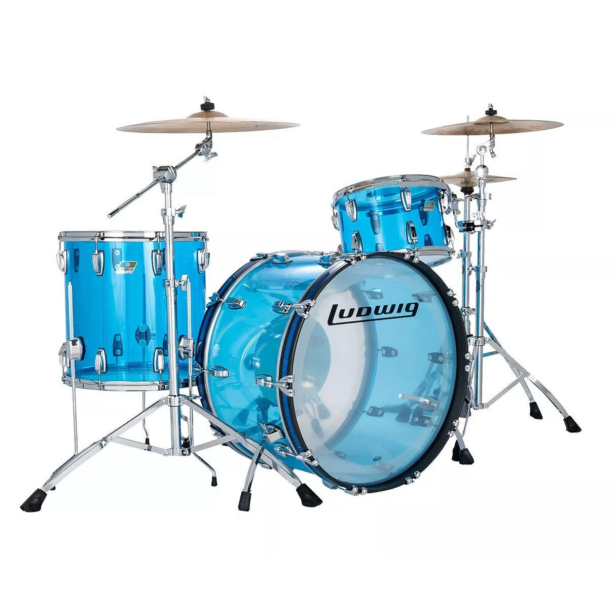 Trống Cơ Ludwig Vistalite Pro Beat 3-Pc Shell Pack (24"/13"/16")-Mai Nguyên Music