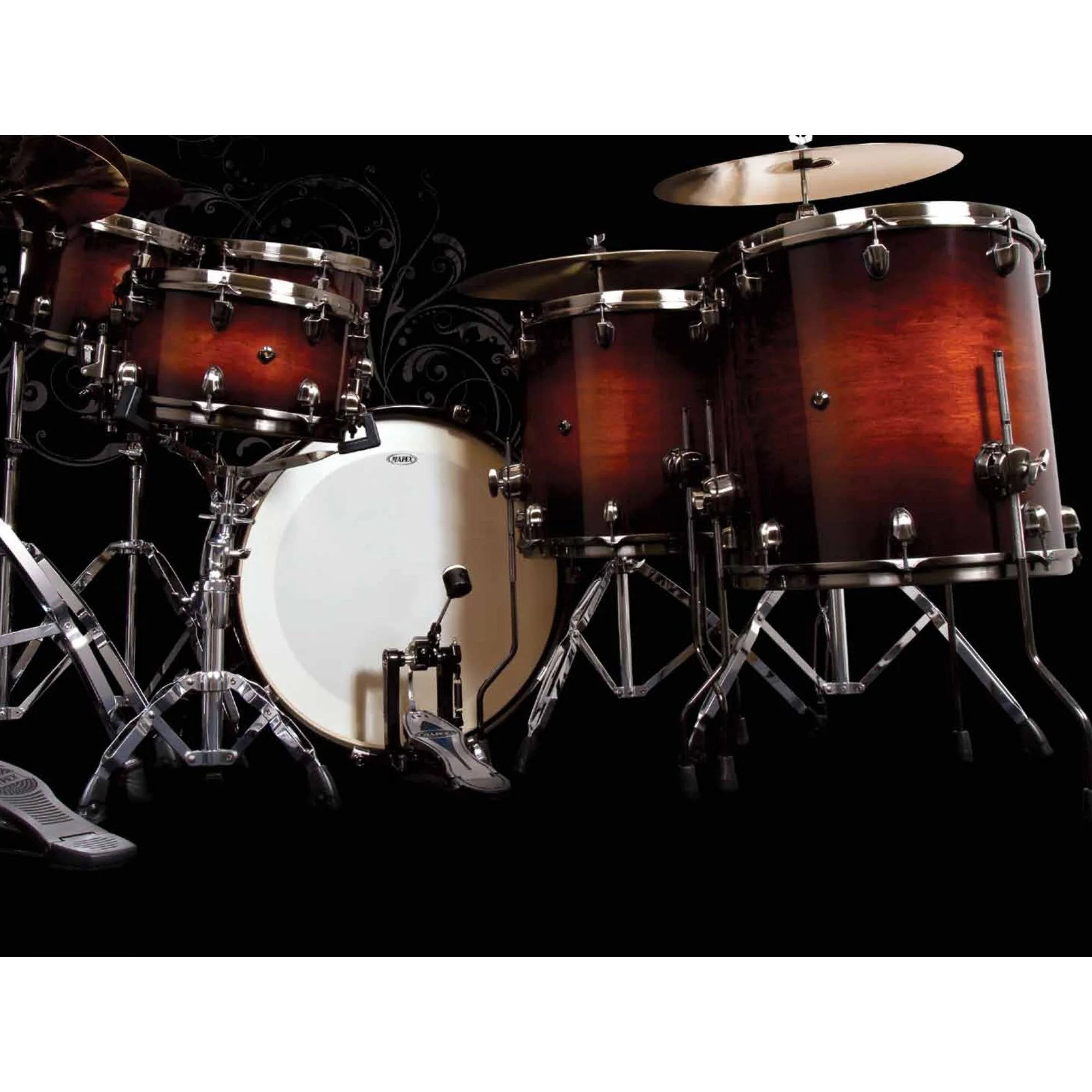 Trống Cơ Mapex Black Panther BPLN628 Blaster Special Edition (22"/10"/12"/14"/16)-Mai Nguyên Music