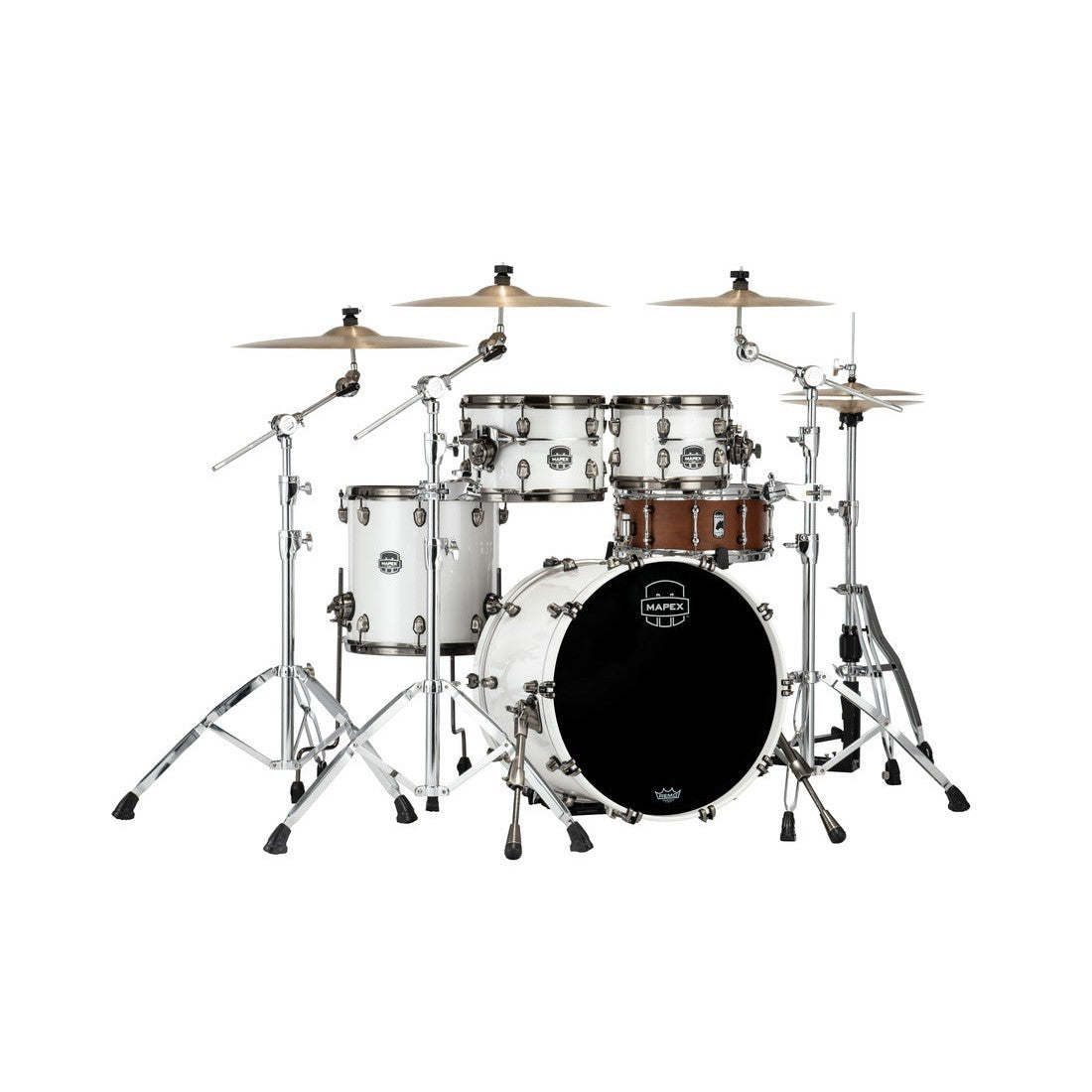 Trống Cơ Mapex SE504XB Saturn Evolution Fusion Birch 4-Pc Shell Pack (20"/10"/12"/14")-Mai Nguyên Music