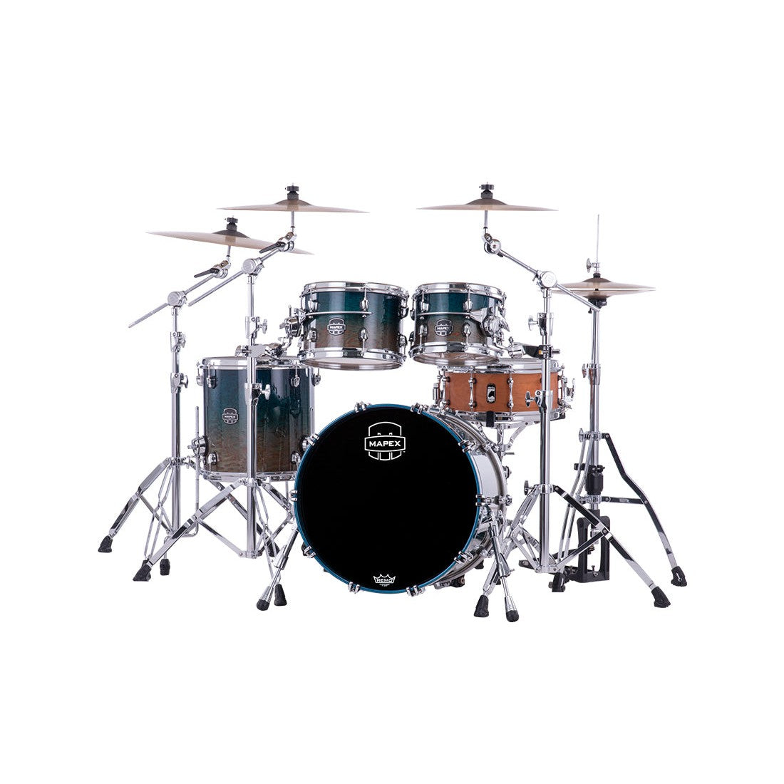 Trống Cơ Mapex SE504XB Saturn Evolution Fusion Birch 4-Pc Shell Pack (20"/10"/12"/14")-Mai Nguyên Music