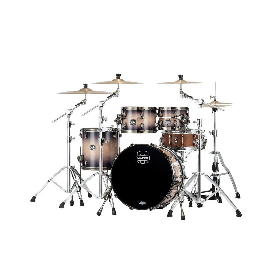 Trống Cơ Mapex SE504XB Saturn Evolution Fusion Birch 4-Pc Shell Pack (20"/10"/12"/14")-Mai Nguyên Music