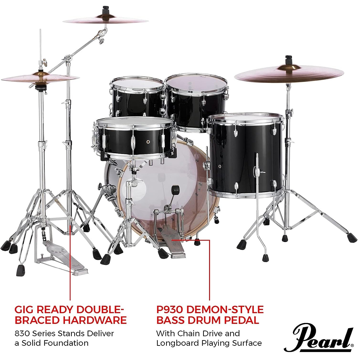 Trống Cơ Pearl Export EXX725/C w/Hardware HWP830 (22"/12"/13"/14"/16")-Mai Nguyên Music