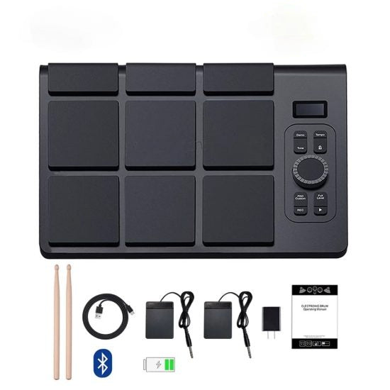 Trống Điện Tử Konix ED02 - 9 Pad-Mai Nguyên Music