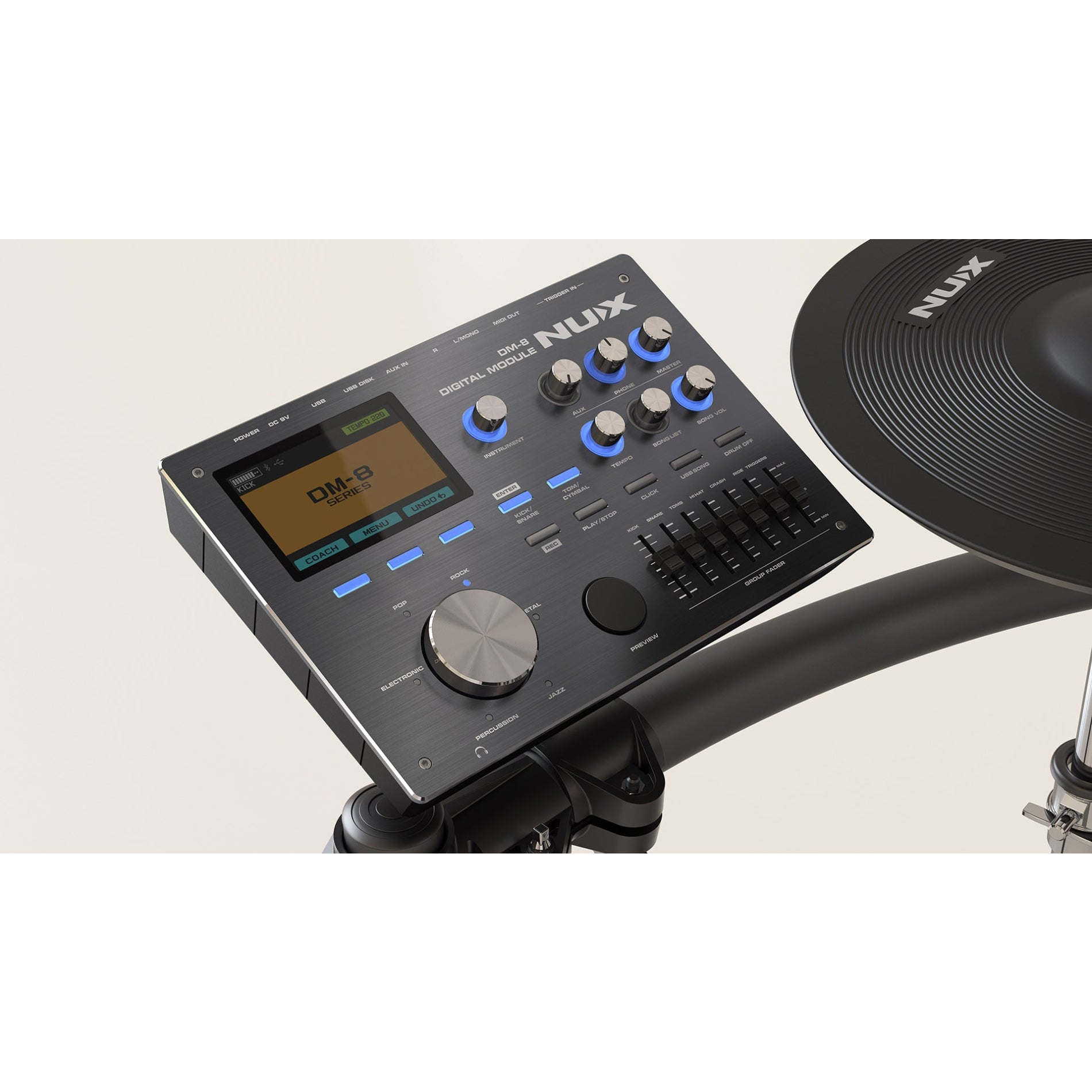 Trống Điện Tử Nux DM-8-Mai Nguyên Music