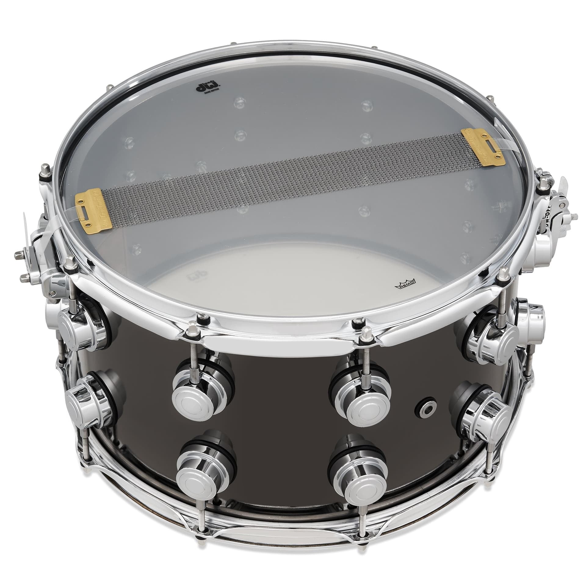 Trống Snare DW Collector's Series Black Nickel over Brass 8"x14"-Mai Nguyên Music